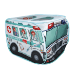 "Tente enfant ambulance, espace de jeu stimulant pour les petits secouristes."