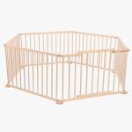 Parc bois pliable
