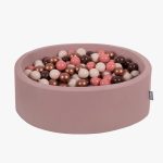 Piscine à balle rose gold