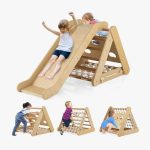 Toboggan bois enfant