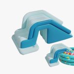 Toboggan piscine hors sol
