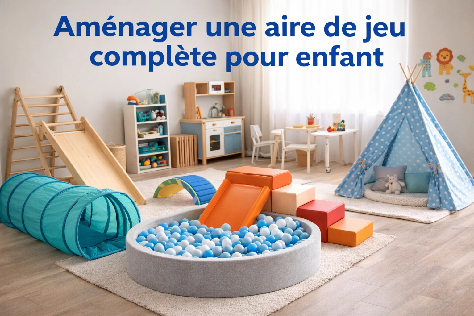Aménager une aire de jeu complète pour enfant